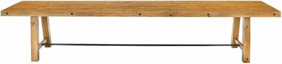 Invicta Interior Massieve eettafel FINCA 400cm vintage bruin gerecycled grenenhout 44705 - Foto 2