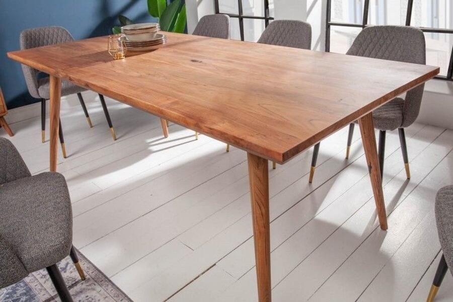 Invicta Interior Massieve eettafel MYSTIC LIVING 160cm natuurlijk acacia massief hout 38418