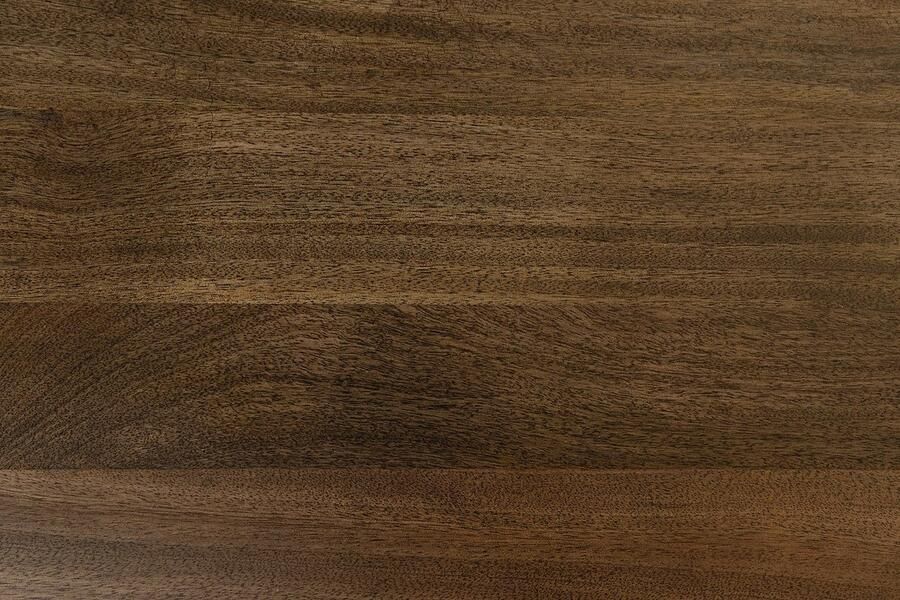 Invicta Interior Massieve eettafel SIGNUM 220cm donkerbruin mangohout bootvorm sterframe 45837