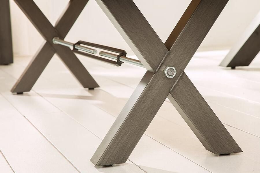 Invicta Interior Massieve bank THOR 180cm Wild Oak geolied in industrieel design 6538807 - Foto 2