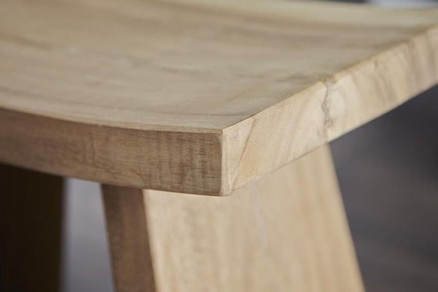 Invicta Interior Massieve kruk Eterna Elegance 40cm teakhouten bijzettafel - Foto 3