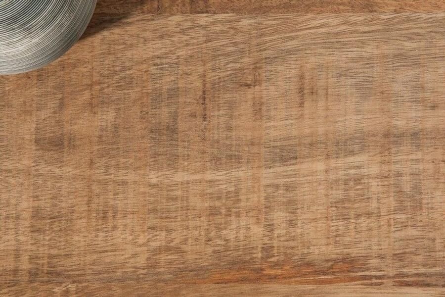 Invicta Interior Massieve salontafel IRON CRAFT 100cm mangohout met lade zwart metalen onderstel 39293 - Foto 2