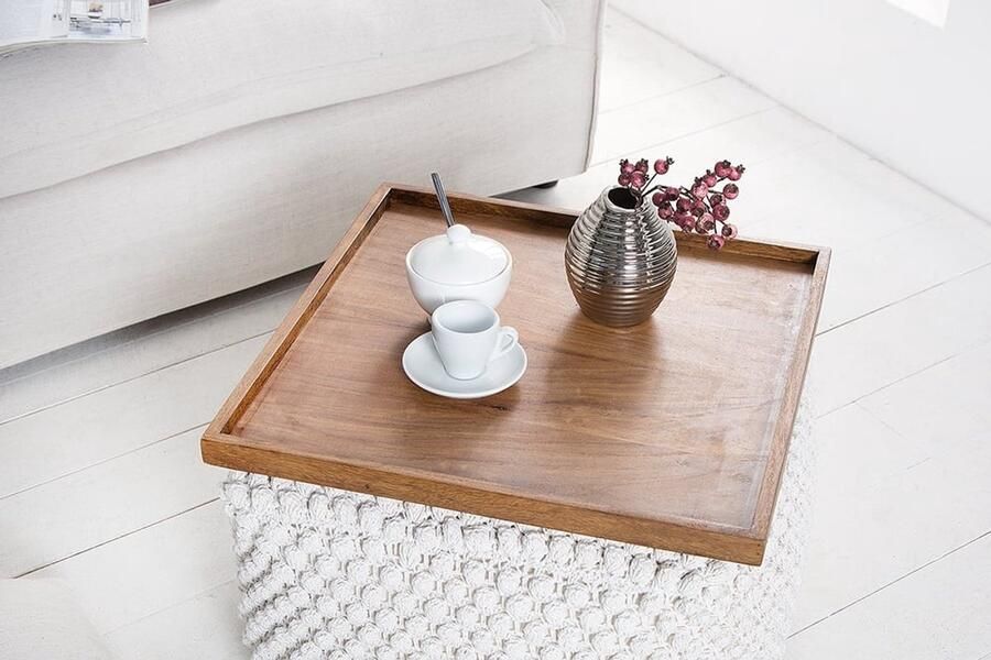 Invicta Interior Massief dressoir Venezia Finesse 145cm Sheesham naturel 3D oppervlak massief hout