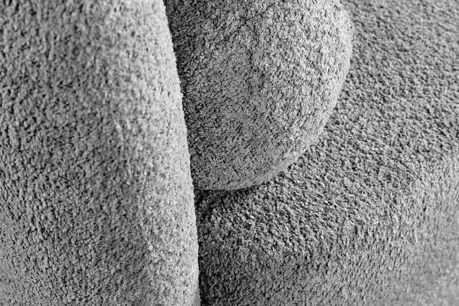 Invicta Interior Moderne bank ART DECO 200cm grijs Bouclé 3-zits bank incl. kussens 44508 - Foto 2