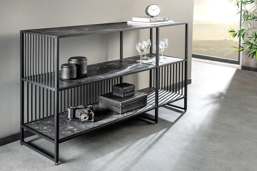 Invicta Interior Shelf ARCHITECTURE 120cm antraciet marmerlook 44764 - Foto 2