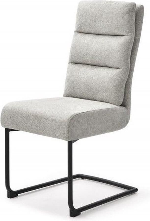 Invicta Interior Moderne sledestoel COMFORT vintage lichtgrijs met zwart metalen frame 40462 - Foto 2