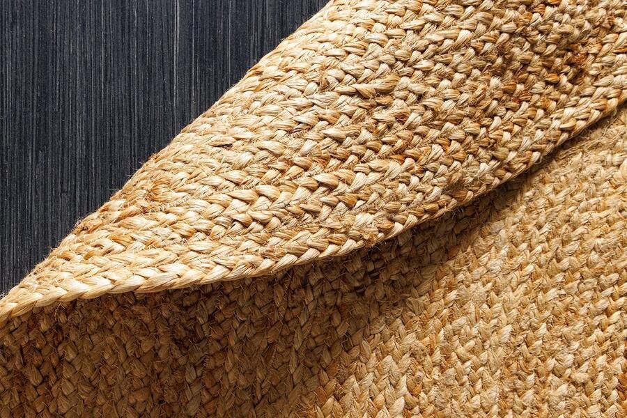 Invicta Interior Ovaal vloerkleed PURE NATURE 230x160cm jute handgeweven platweef 44436 - Foto 2