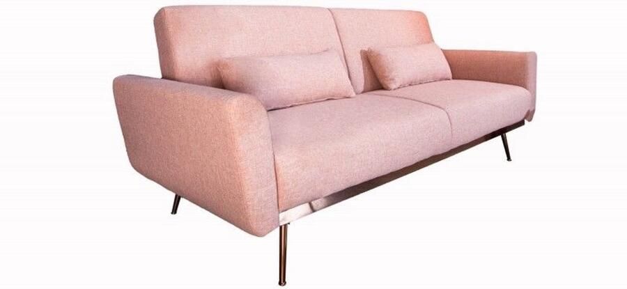 Invicta Interior Retro slaapbank BELLEZZA 210cm oudroze 3-zitsbank incl. kussens 39913 - Foto 3