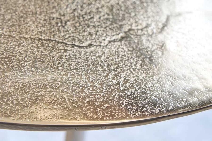 Invicta Interior Ronde bijzettafel ELEGANCE 60cm goud metaal aluminium handgemaakt 43613 - Foto 2