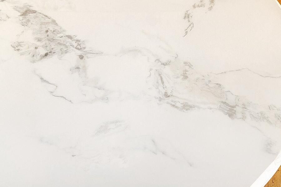 Invicta Interior Ronde eettafel ELEGANCIA 130 cm wit marmer goud metaal met zuilvoet 45898 - Foto 2