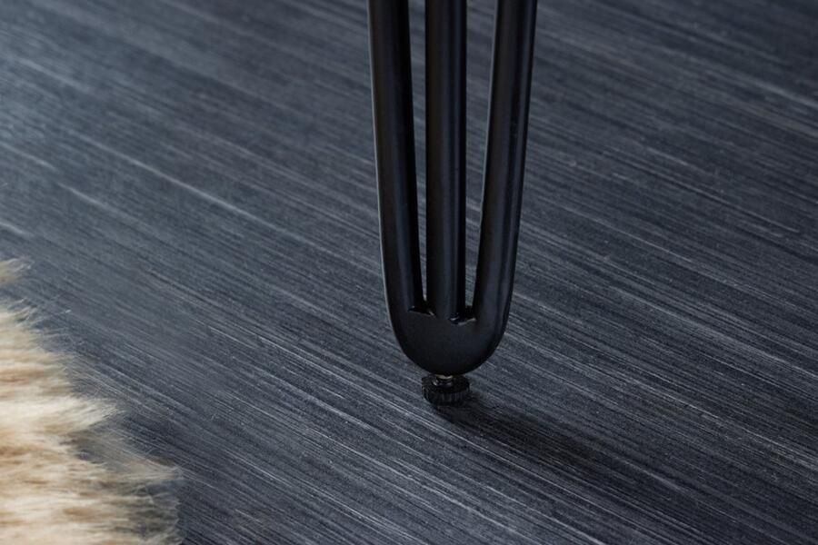 Invicta Interior Ronde eettafel SCORPION 120cm natuurlijk acacia massief hout haarspeldpoten retro design 43668 - Foto 2