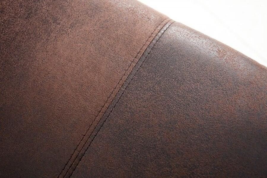 Invicta Interior Sledestoel SAMSON donkere koffie met armleuning en roestvrijstalen frame 35787 - Foto 4