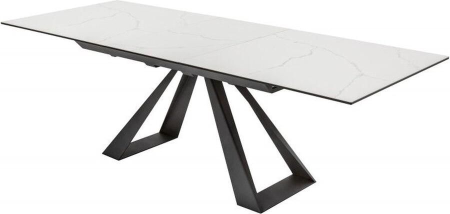 Invicta Interior Uitschuifbare eettafel CONCORD 180-230cm marmer wit keramiek gemaakt in Italië 40646 - Foto 2