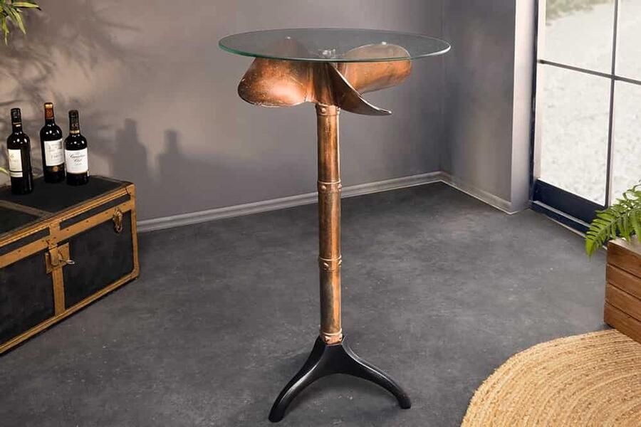 Invicta Interior Uitschuifbare eettafel Venezia Elegance 160-200cm bruin wild eiken design zwarte boomrand - Foto 2