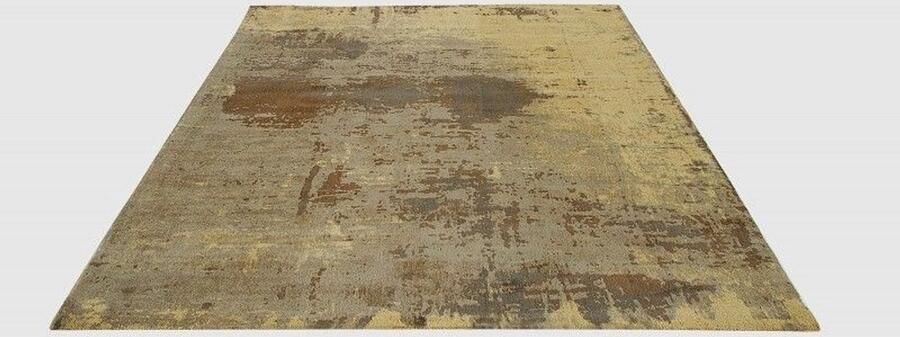 Invicta Interior Vintage katoenen vloerkleed MODERN Prestige Gleam 240x160cm zandbruin used look - Foto 2