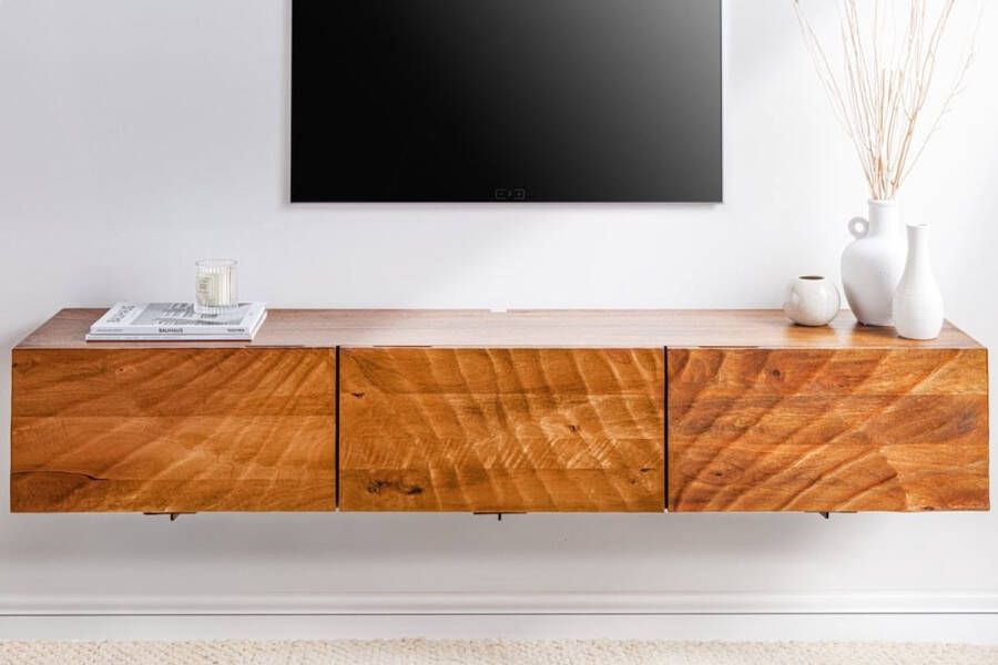 Invicta Interior Massief houten tv-meubel SCORPION 160cm bruine mango lowboard wandkast 43238 - Foto 2