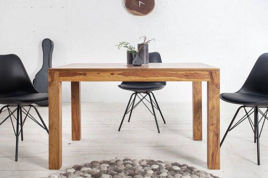 Invicta Interior Massief houten eettafel PURE 120-200cm Sheesham met verlengplaten 20976 - Foto 3