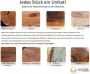 Invicta Interior Massieve salontafel MYSTIC LIVING 100cm Sheesham naturel 3D oppervlak massief hout 39743 - Thumbnail 2