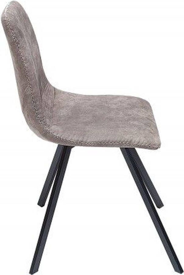Invicta Interior Retro stoel AMSTERDAM STOEL taupe grijs design klassieker 38366 - Foto 2