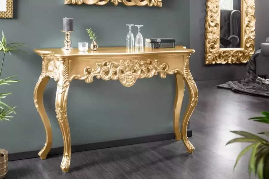 Invicta Interior Elegante console VENICE 110cm gouden barok design dressoir handgemaakt 15633 - Foto 3