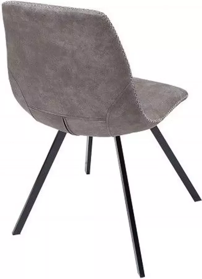 Invicta Interior Retro stoel AMSTERDAM STOEL taupe grijs design klassieker 38366