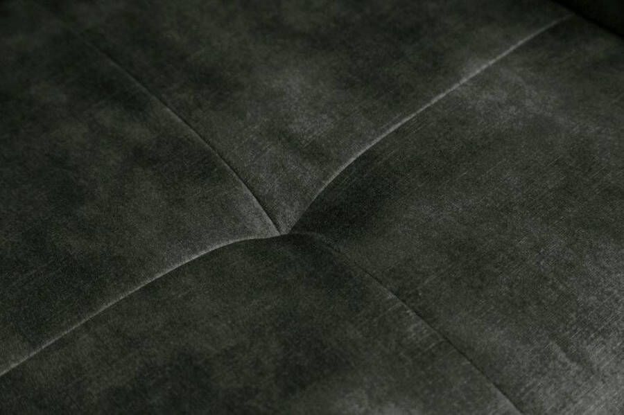 Invicta Interior Draaibare design stoel EUPHORIA donkergroen fluweel met armleuning metalen frame zwart 40261 - Foto 2