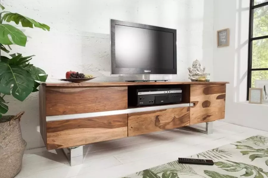 Invicta Interior TV-meubel Mammoet 160cm Massief Sheesham Hout 38914 - Foto 2