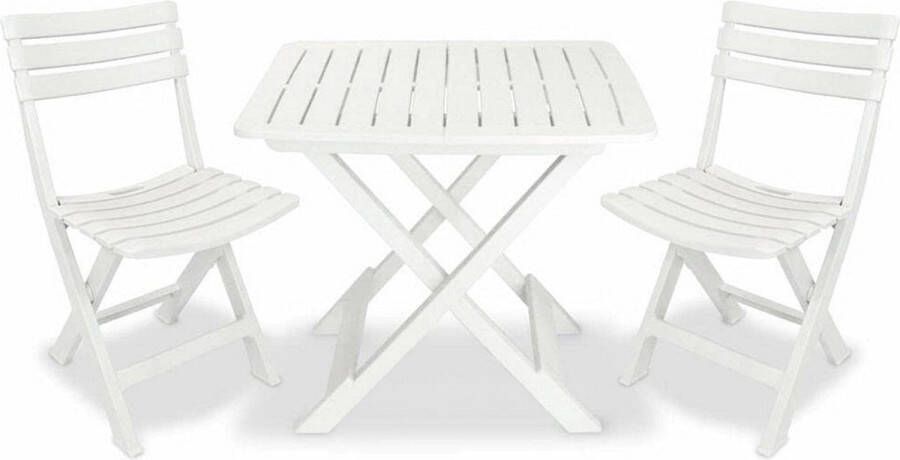 IPAE Progarden Tafel met twee stoelen Camping Set Polypropyleen - Foto 3