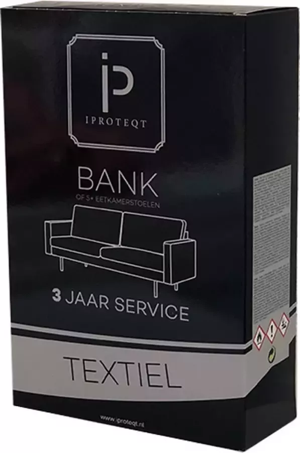 IPROTEQT Onderhoud Bank Textiel 500 ml Textiel Beschermer & 100 ml Textiel Reiniger (inclusief Service)