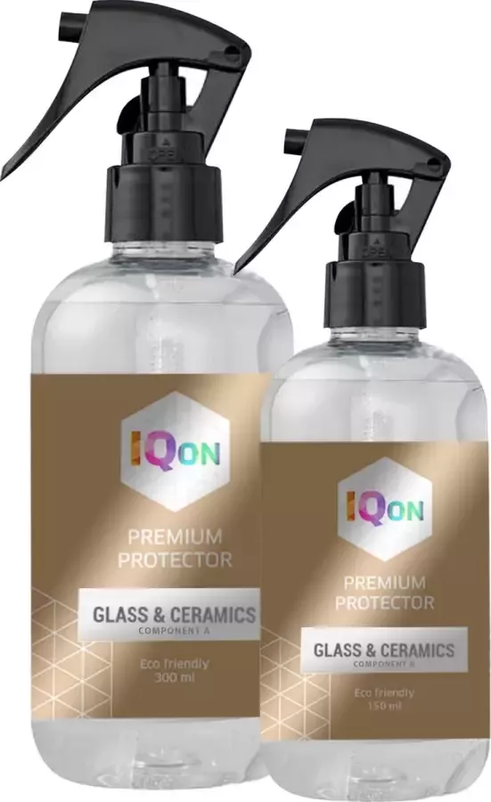 IQon Surface Technology IQon glasbescherming spray op basis van nano technologie geschikt voor zowel glas als keramiek 300ml