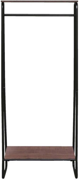 IRIS OHYAMA IRIS Kledingrek met 2 legplanken- PI-B2 -Metaal Hout Zwart