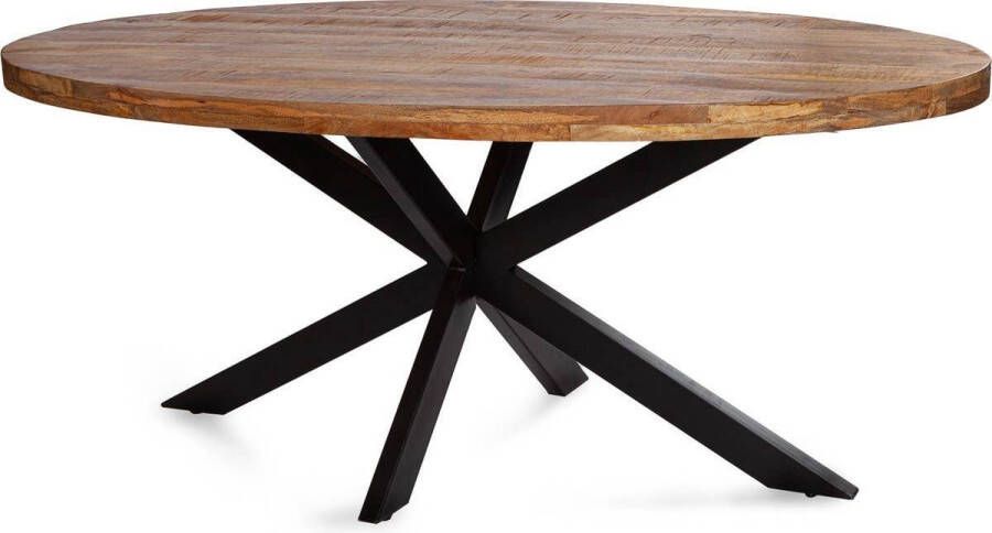 IronWood Eettafel Mangohout Ovaal 180cm