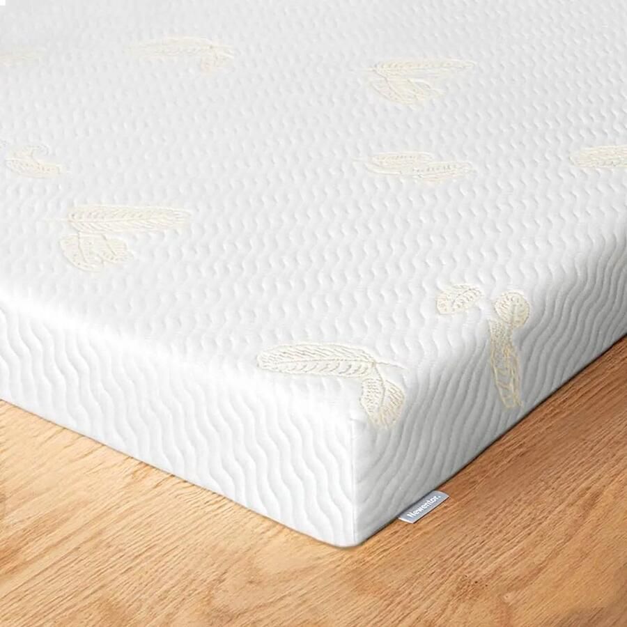 ItsIn 120x200cm Matras Traagschuim Matras Matrasbeschermer Wit 7cm Dik 2 Lagen Comfortabel Zacht Geen schadelijke Stoffen Allergie Vrij Milieuvriendelijk Ergonomisch