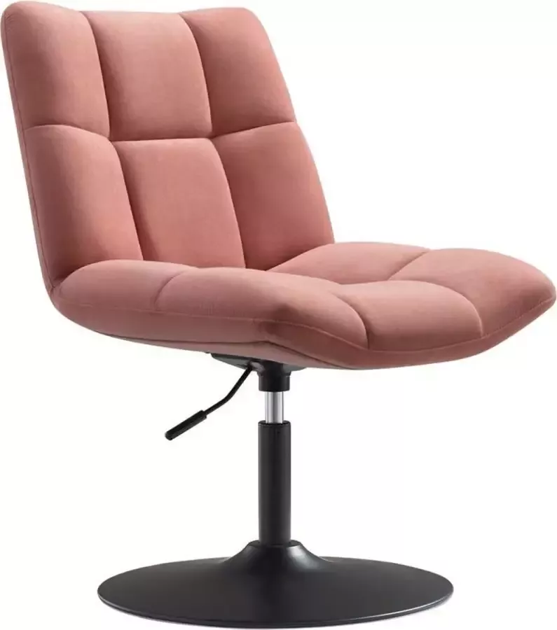 IVOL Design fauteuil Lille Velvet oudroze