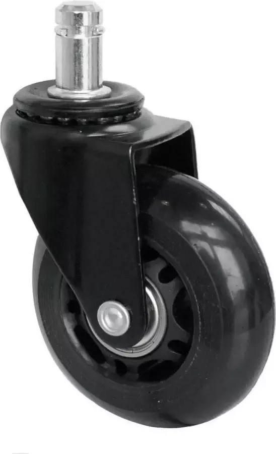 IVOL Skate wieltjes voor bureaustoel Set van 5 stuks diameter pin 11mm - Foto 1