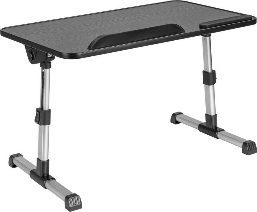 IVONO Verstelbare Laptop Tafel Verhoger in Zwart Ergonomisch en Multifunctioneel Draagbaar Bureau Flexibel voor Bed Bank of Staand Bureau In Hoogte Verstelbaar en Kantelbaar Perfect voor Thuis of Kantoor
