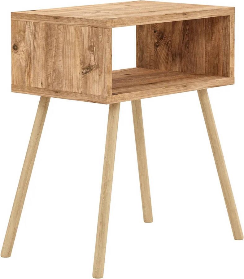 IWA Concept Bijzettafel Natuurlijk Nachtkastje Modern Meubilair Lichtgewicht Bijzettafel Minimalistisch Meubilair - Foto 2