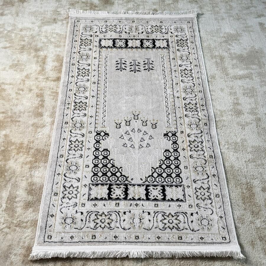 IWA Concept gebedskleed islam gebedskleed moslim cadeau hoge kwaliteit Cream gebedskleed