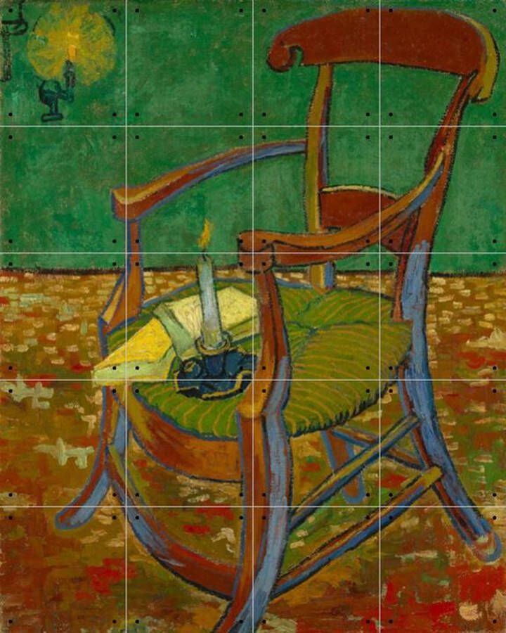 IXXI De stoel van Gauguin Vincent van Gogh Wanddecoratie 100 x 80 cm