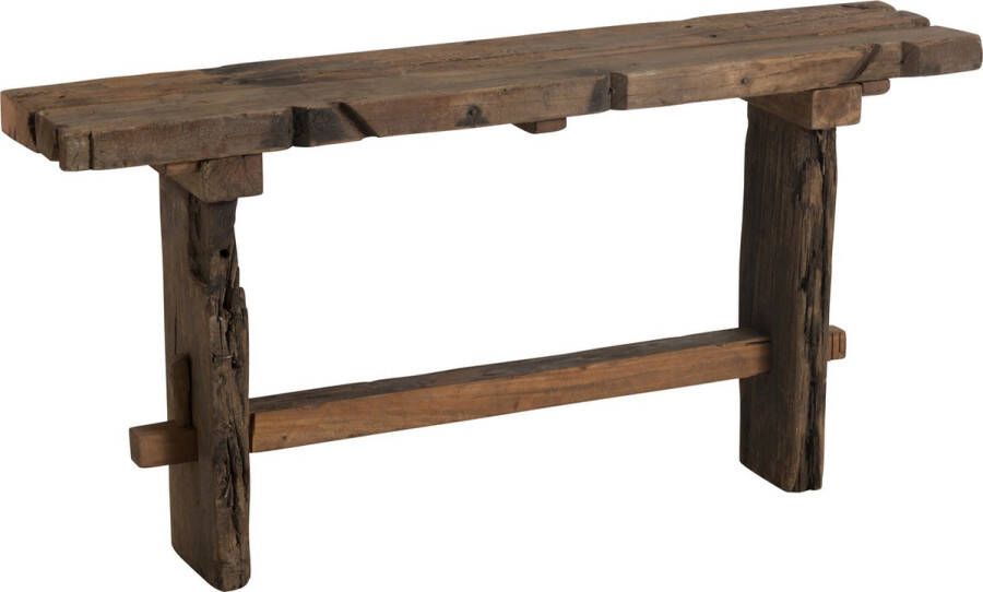 J-Line Console Brut Gerecycleerd Hout Bruin