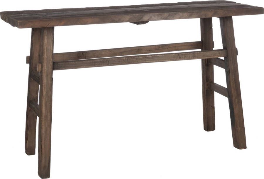 J-Line Console Hout Bruin 140x50x85cm