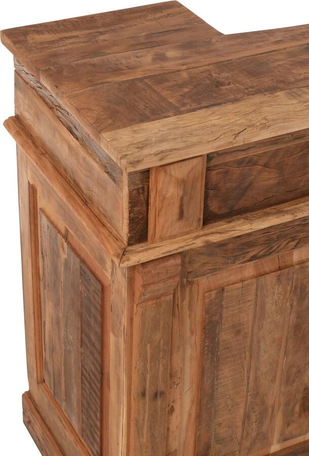 J-Line barkast 2 Lades gerecycleerd hout naturel