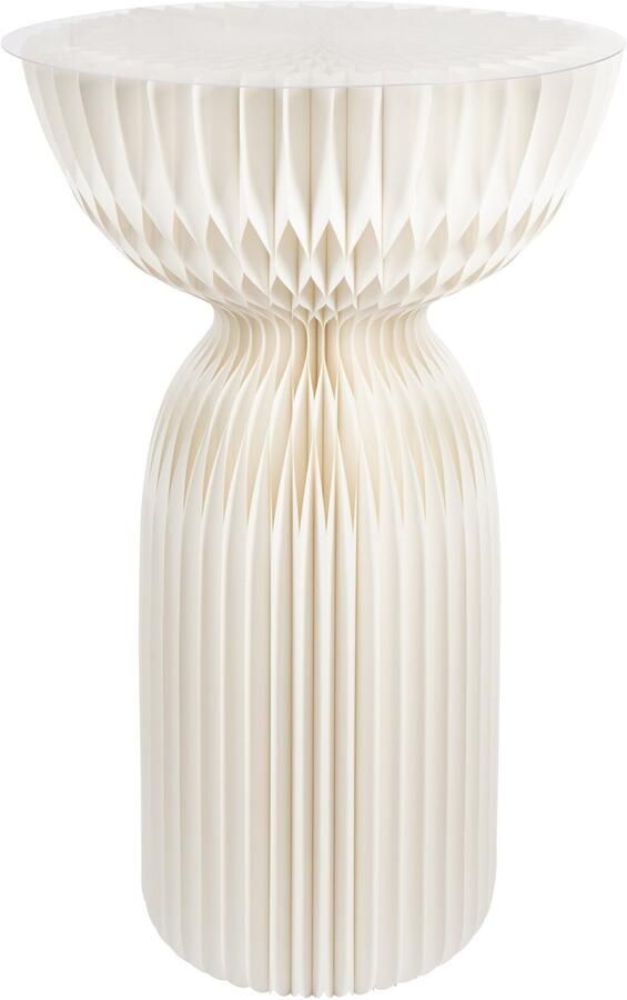 J-Line bartafel Vouwbaar papier gebroken wit