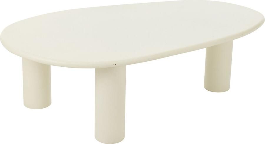 J-Line Bijzettafel Bali Mdf Pvd Wit Large