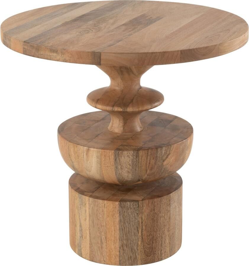 J-Line bijzettafel Goa mangohout naturel