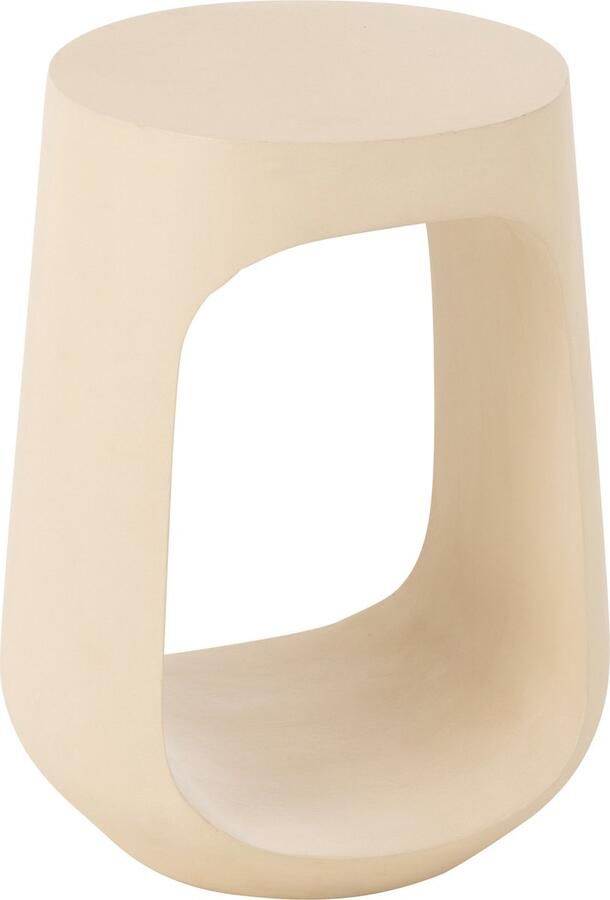 J-Line bijzettafel mangohout wit