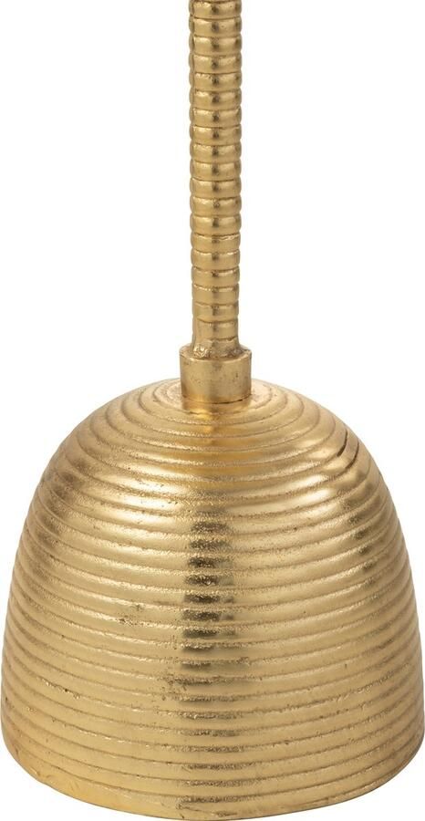 J-Line bijzettafel Lera aluminium goud