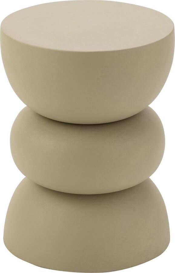 J-Line bijzettafel Lise ijzer ivoor