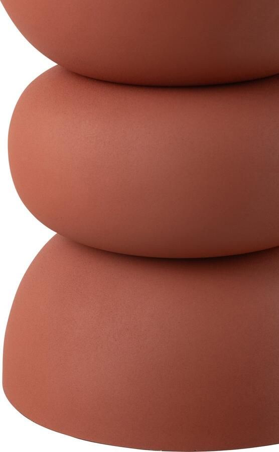 J-Line bijzettafel Lise ijzer orange