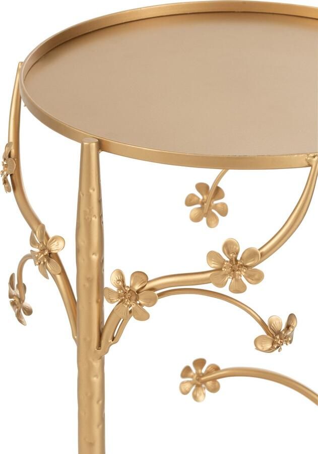 J-Line Bijzettafel Metaal Goud Medium